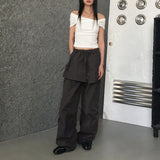 Aconi Ribbon Off-Shoulder Cropped T-Shirt