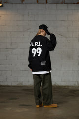 ARI LONG SLEEVE JERSEY T-SHIRT / BLACK