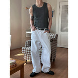 [MUSCLE FIT] フォーカッティングスリーブレス(4color)