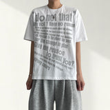 Tro Lettering Vintage Boxy Fit Short Sleeve Tee