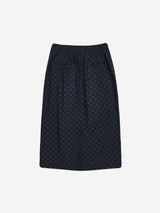 ベーシックサファリドットポリスカート (DARK NAVY)