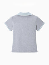ダイヤモンドディテールカラーTシャツ 232427892