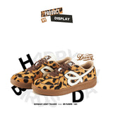 HBD x WeFlower Collaboration – Leopard Print Retro German Training Shoes