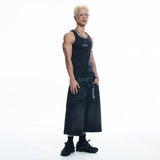 EASY See-through Crop Short Sleeve - BLACK