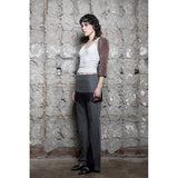 LACE TRIM HAIRY BOLERO