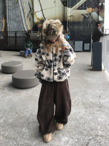 カートゥーンフラワー ポグルフードジップアップ(3c)