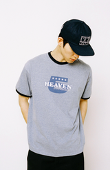 ヘブン5リンガーTシャツ - グレー