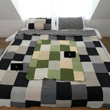 Patchwork Reversible Cotton Summer Blanket - S Size