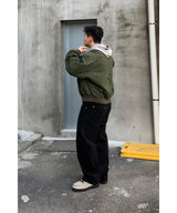 Garment Washing MA-1 Crop Flight Jumper