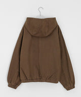 [unisex] Salle Cotton Hood Zip-Up Jacket