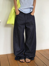AC Non-Fade Summer Wide Denim Pants