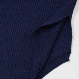 カットオフショルダーニット NAVY