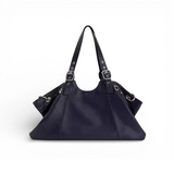 スタッド アイレット ショルダー トートバッグ(DENIM, PINK, BLACK 3COLORS!)