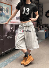 クラックナンバリングハーフTシャツ