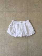 Nylon pumpkin banding shorts