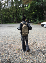 バタレオパードコットンバックパック