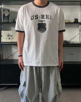 ADカラーマッチング リンガー ショートスリーブ Tシャツ