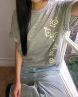 ベリルレタリングショートスリーブTシャツ