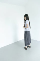 ruffle crispy bermuda pants(2colors)