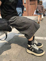 Loop Pocket Washed Bermuda Shorts 3C