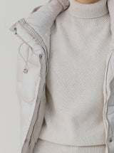 [1+1] Winter Cream Hood Padding