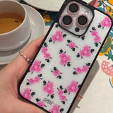 [MADE] Rose Glass Bumper I-case