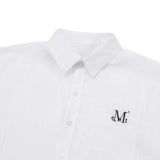 NUVIA LOOSE-FIT SEE THROUGH SHIRT (2color)