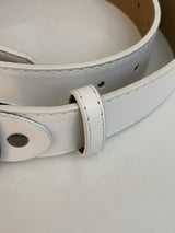 White Square Belt