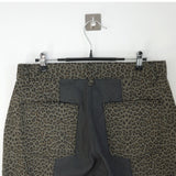 divide leopard denim