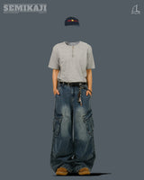 ROO Parachute Cargo Denim Pants