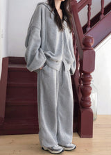 [SET] Line Fleece Hood Zip-up + Jogger Pants (3color)