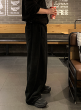 [Set-up]Find fleece sweat zip-up pants