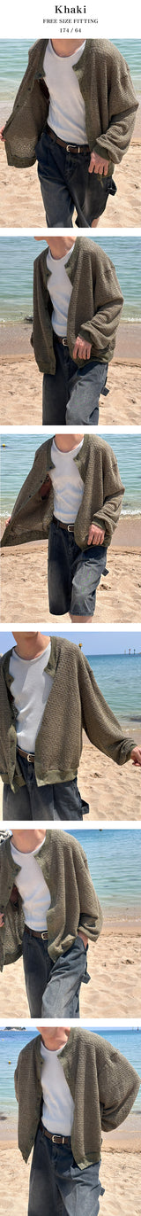 [Unisex] Ethnic see through cardigan(3color)
