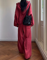 (UNISEX) FWバルーンクロップフード