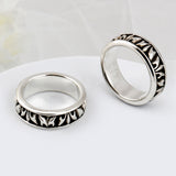 SVR-S601 Silver 925 Geometric Silver Ring 