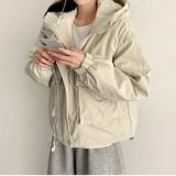 Ted High Neck Hooded Padded Jumper