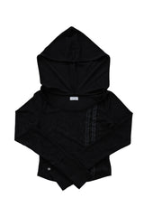 [ID] フローラルジャカードセットアップ (Top) (Black)