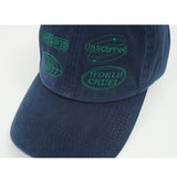 Globe logo ball cap