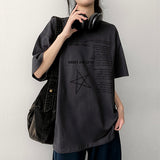 Tring Oversized Fit Star Short Sleeve T-shirt