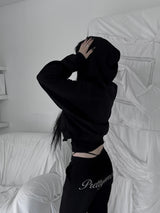pretty emotion hooded zip-up (2color)