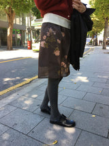 Neko Flower Midi Skirt
