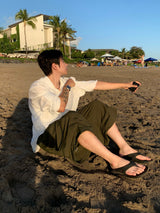 リンクルオーバーソフトシャツ7C