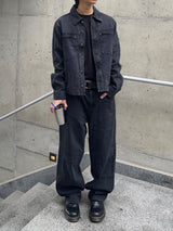 Dyeing Crop Trucker Jacket (No.851)