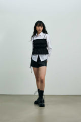CLARI FAUX MICRO PANTS / BLACK