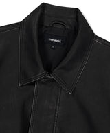 WASHED FAUX LEATHER BLOUSON