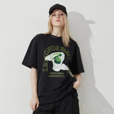 White Sculpture and Apple T-shirt (Black)