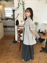 バブルチェックシャツ