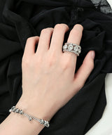 Unique Cubic Beads Ring