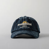 SUNSHINE ウォッシュドデニムボールキャップ/ INDIGO BLUE