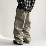 Bro layered cargo pocket cotton pants